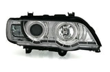 Кристални фарове Dayline & Angel Eyes BMW X5 (99-03) - хром