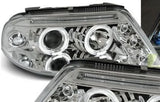 Кристални фарове Angel Eyes VW PASSAT B5.5 (01-05) - хром