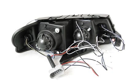 Кристални фарове Angel Eyes VW PASSAT B5.5 (01-05) - хром