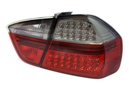 Кристални стопове с диодни мигачи BMW E90 седан (2005-2008) - опушени