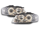 Кристални фарове Angel Eyes AUDI A3 (2003-2008) - хром