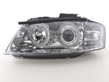 Кристални фарове Angel Eyes AUDI A3 (2003-2008) - хром
