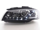 Кристални фарове DAYLINE AUDI A3 (2003-2008) - черни