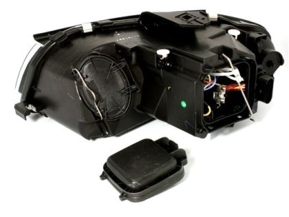 Кристални фарове DAYLINE AUDI A3 (2003-2008) - черни