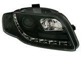 Кристални фарове DAYLIGHTS AUDI A4 (2004-2008) - черни