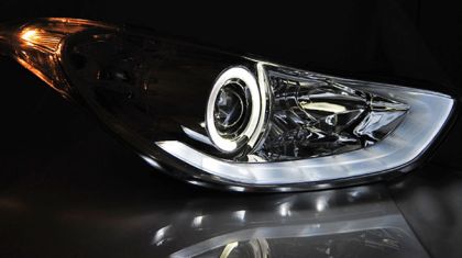 Тунинг фарове HYUNDAI ELANTRA (2011-2015) - хром