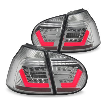 Кристални диодни стопове VW GOLF V - Лайтбар дизайн хром