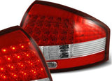 Диодни стопове за AUDI A6 седан (1997-2004) - червени