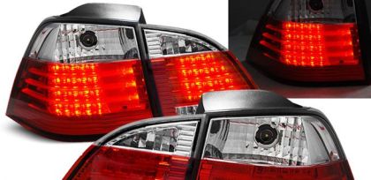 Диодни стопове BMW E61 комби (2003-2007) - хром