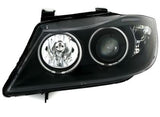 Кристални фарове Angel Eyes BMW E90 (2005-2009) - черни