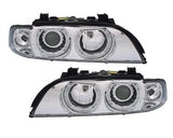 Кристални фарове Angel Eyes BMW E39 (1995-2000) - хром
