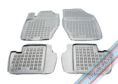 Гумени стелки за CITROEN C4 I (2004-2010) / C4 II (2010-2017) / PEUGEOT 307 (2001-2007) - тип леген сиви