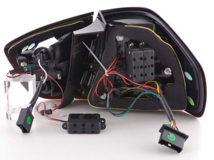 Кристални стопове с диодни мигачи BMW E90 седан (05-08) - хром