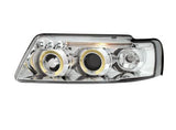 Кристални фарове Angel Eyes VW PASSAT 3B/ B5 (97-00) - хром