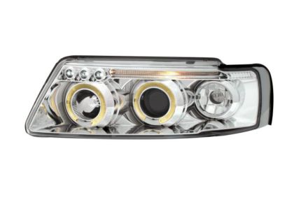 Кристални фарове Angel Eyes VW PASSAT 3B/ B5 (97-00) - хром