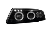 Кристални фарове Angel Eyes VW PASSAT 3B/ B5 (97-00) - черни