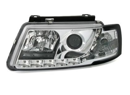 Кристални фарове Dayline VW PASSAT 3B/ B5 (97-00) - хром