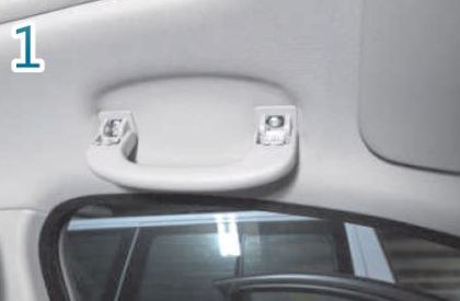 Конзола за слънчеви очила за BMW E60 / E90 / E91 / E92 / X1 E84 2009+ - черна