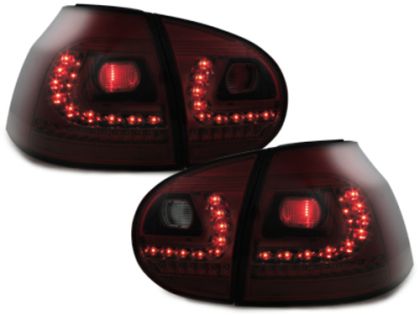 Кристални диодни стопове VW GOLF V - червени
