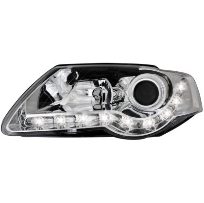 Кристални фарове DAYLINE VW PASSAT 3C (2005-2010) - хром