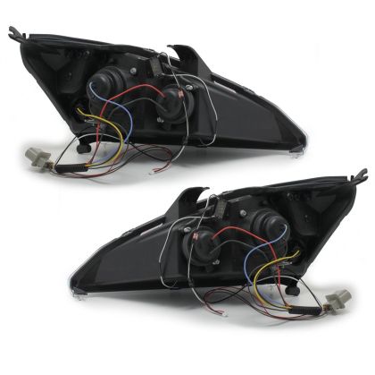 Кристални фарове FORD FOCUS (98-01) - черни