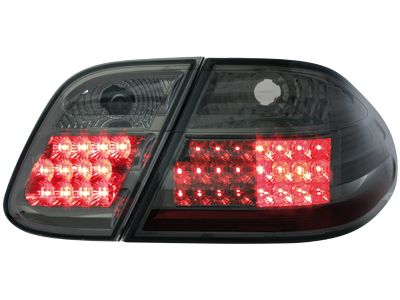 Диодни стопове за Mercedes CLK W208 (97-02) - опушени
