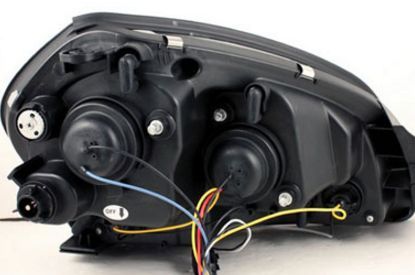 Кристални фарове HYUNDAI TUCSON (2004-2010) - черни