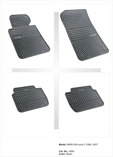 Гумени стелки за BMW 3 Серия E46 (1998-2007)