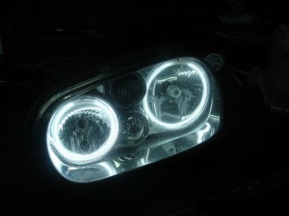 Ангелски Очи CCFL  за VW GOLF 4 - бял цвят