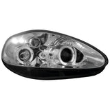 Кристални фарове FIAT Grande PUNTO (2005-2008) - хром