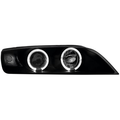 Кристални фарове Angel Eyes BMW Z3 (96-02) - черни