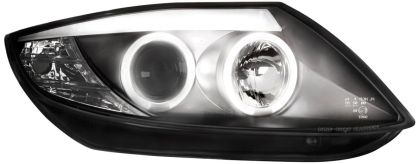Кристални фарове Angel Eyes BMW Z4 (03-09) - CCFL черни