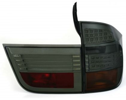 Диодни стопове BMW X5 (2007-2010) - опушени