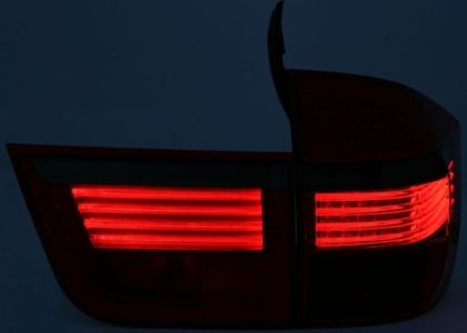 Диодни стопове BMW X5 (2007-2010) - опушени