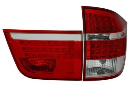 Диодни стопове BMW X5 Е70 (2007-2010) - хром