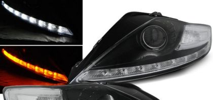 Кристални фарове FORD MONDEO (2007-2010) - черни