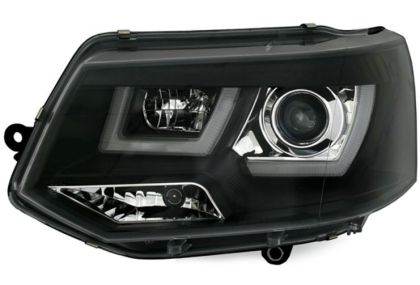 Кристални фарове VW TRANSPORTER T5 (2009+) - черни