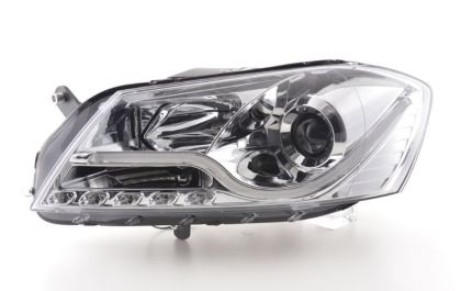 Кристални фарове VW PASSAT B7 (2010-2014) - хром
