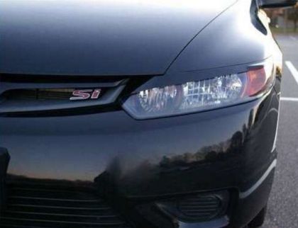 Вежди за фарове за Honda Civic  (2006+) 2 врати - черни