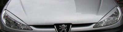 Вежди за фаровете PEUGEOT 206  - черни