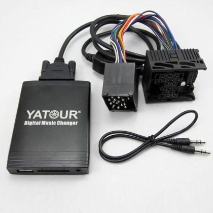 USB / MP3 audio inteface с Bluetooth* BMW E36,E38,E39,E46,X3,X5,Z3,Z8,MINI R5x - за 17 пинов порт