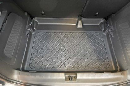 Гумирана стелка за багажник за Opel Crossland X (2017+) lower boot with provision for height adjustable boot floor; no / under height adjustable boot floor (Flex Floor)