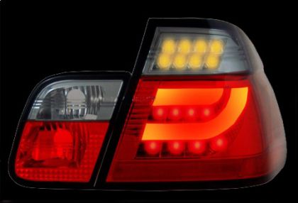 Диодни стопове BMW E46 седан (2001-2005) Light bar design - хром