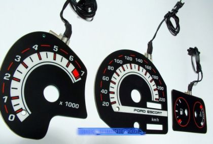 Плазмени циферблати за FORD ESCORT MK5 / MK6 син