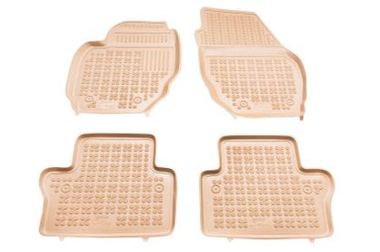 Гумени стелки за VOLVO S80 II (2006-2016) / V70 III / XC70 II (2007-2016) - тип леген бежови