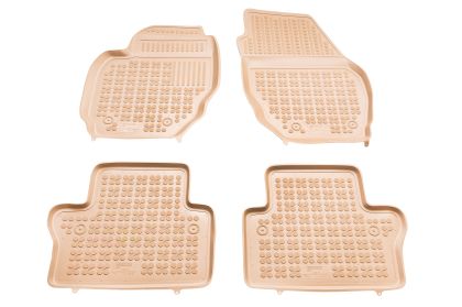 Гумени стелки за VOLVO S80 II (2006-2016) / V70 III / XC70 II (2007-2016) - тип леген бежови