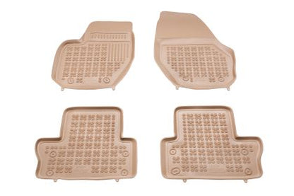 Гумени стелки за VOLVO S60 / V60 / XC60 (2008-2017) - тип леген бежови