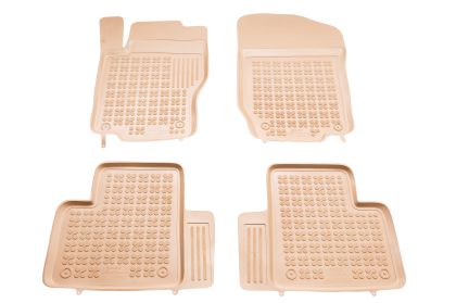 Гумени стелки за MERCEDES ML W164 (2005-2011) / GL X164 (2006-2012) - тип леген бежови