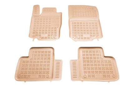 Гумени стелки за MERCEDES ML W166 (2011-2015) / GL X166 (2012-2015) / GLE W166 / GLE C295 (2015-2019) - тип леген бежови