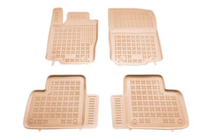 Гумени стелки за MERCEDES ML W166 (2011-2015) / GL X166 (2012-2015) / GLE W166 / GLE C295 (2015-2019) - тип леген бежови